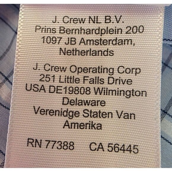 J Crew Shirt Mens XL Blue Plaid Long Sleeve Button Down Casual - Picture 12 of 14